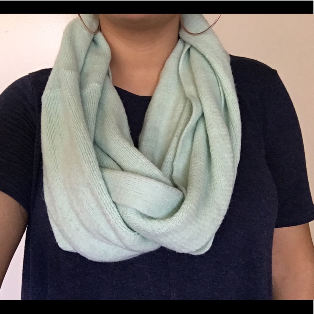 Mint Green Infinity Scarf